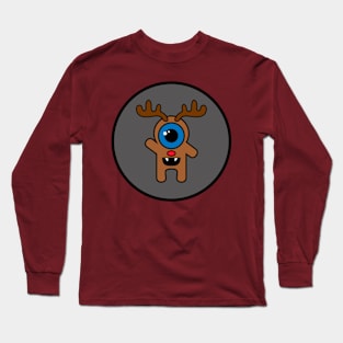 Reindeer Monstrosity • Merry Scary X-mas Long Sleeve T-Shirt